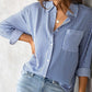 Women Casual Striped Shirt