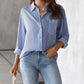 Women Casual Striped Shirt