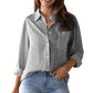 Women Casual Striped Shirt