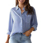 Women Casual Striped Shirt