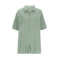 Women's Button-Down Romper with Pockets