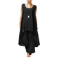 Irregular Sleeveless Loose Two Piece Set