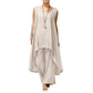 Irregular Sleeveless Loose Two Piece Set