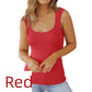 Women's Casual Slim Fit Solid Color Tank Top