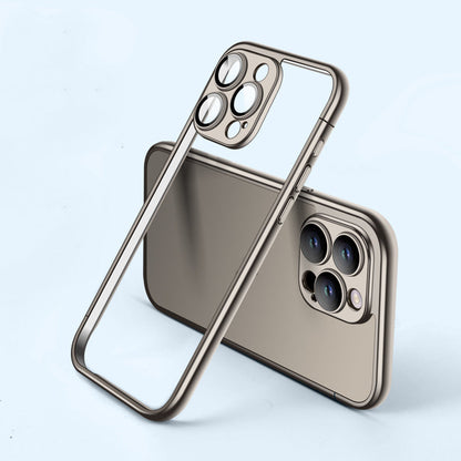 Bumper Case with Camera Lens Protector for iPhone Series