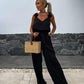 🏝️Summer Sale 50% Off💖Women's Sleeveless Wide Leg Jumpsuit