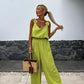🏝️Summer Sale 50% Off💖Women's Sleeveless Wide Leg Jumpsuit