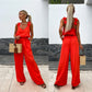 🏝️Summer Sale 50% Off💖Women's Sleeveless Wide Leg Jumpsuit