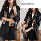 ✨Free Shipping✨ Fashionable High-End Women's Windbreaker With Mid-Length Lapel