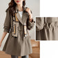✨Free Shipping✨ Fashionable High-End Women's Windbreaker With Mid-Length Lapel