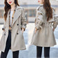 ✨Free Shipping✨ Fashionable High-End Women's Windbreaker With Mid-Length Lapel