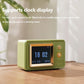 Vintage Bluetooth Speaker & Clock