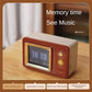 Vintage Bluetooth Speaker & Clock