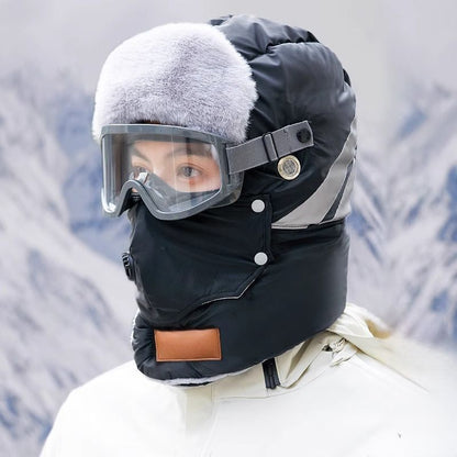 Reflective Safety Strip Warm Trapper Hat