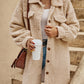 Trendy Winter Knielange Fluffy Jas voor Dames