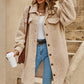 Trendy Winter Knielange Fluffy Jas voor Dames