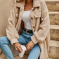 Trendy Winter Knielange Fluffy Jas voor Dames