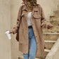 Trendy Winter Knielange Fluffy Jas voor Dames