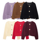 💖Limited Sale 50% OFF💖Women's Fashion Cut-Out Knitted Cardigan