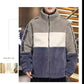 New Contrast Color Plush Warm Jacket