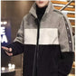 New Contrast Color Plush Warm Jacket