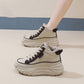 Women's Winter Lace-Up High Top Platform Sneakers