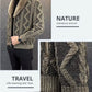 Men's Fashion Knit Lapel Warm Jacket