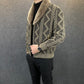 Men's Fashion Knit Lapel Warm Jacket