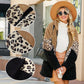 Women's Fashion Colorblocking Hooded Coat