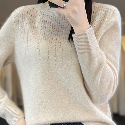 Rhinestone Bottom Sweater