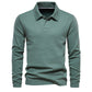 Men’s Classic Long-Sleeve Stand Collar Shirt