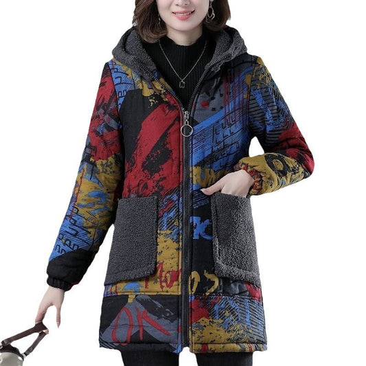 Mid-Length Padded Jacket for Women