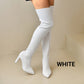 Women’s Block Heel Pointed Toe Over-the-Knee Boots