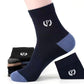 Men's Moisture-Wicking Anti-Odor Mid-Calf Sport Socks 5 Pairs