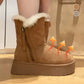 Women's Warm Comfortable Zipper Ankle Boots