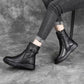 Women's Faux Leather Zipper Ankle Boots