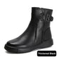 Women's Faux Leather Zipper Ankle Boots