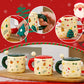 Christmas Ceramic Mug Set with Magnetic Decor