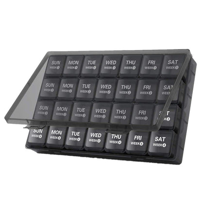 Monthly Portable Pill Organizer - 28 Days