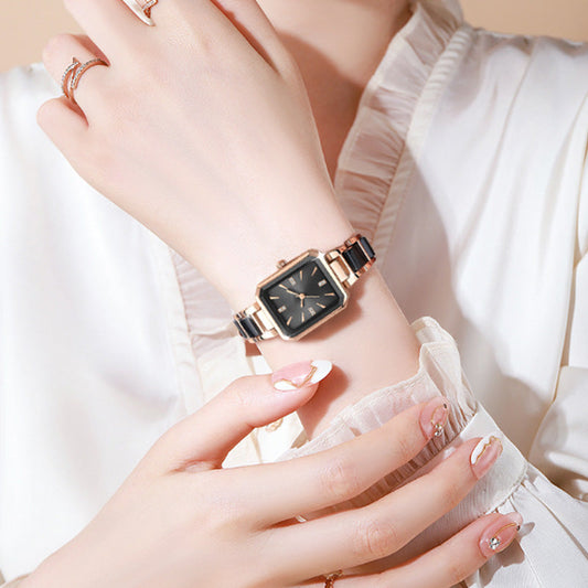 Women's Fashion Rectangular Quartz Watch