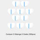 30pcs Transparent Shoes Toe Cap Protective Films