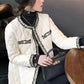 Women’s Elegant Style Mid-length Round-neck Button Coat