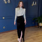 Sequin Top Black Skirt 2-Piece Set