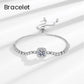 Luxury Sparkling Moissanite 4-Piece Set