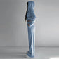 Women's Solid Color Casual Zipper Hooded Top and Pants Two Piece Set