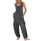 Women's Sleeveless Baggy Jumpsuit