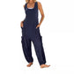 Women's Sleeveless Baggy Jumpsuit
