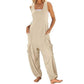 Women's Sleeveless Baggy Jumpsuit