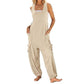 Women's Sleeveless Baggy Jumpsuit