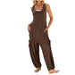 Women's Sleeveless Baggy Jumpsuit